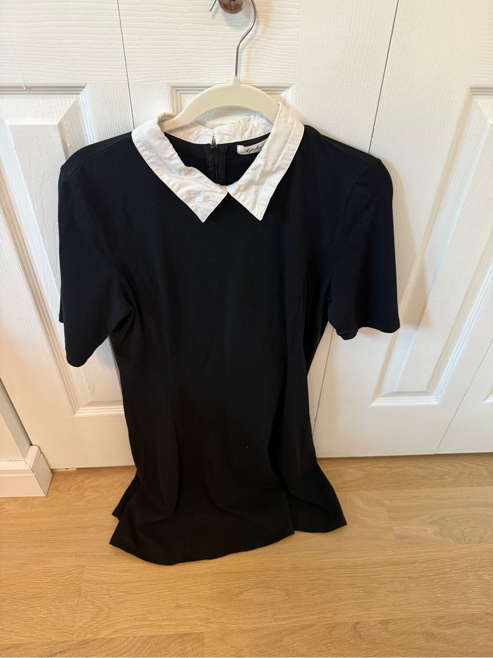 Women’s Wednesday Adam’s Aphratti Dress with White Peter Pan Collar